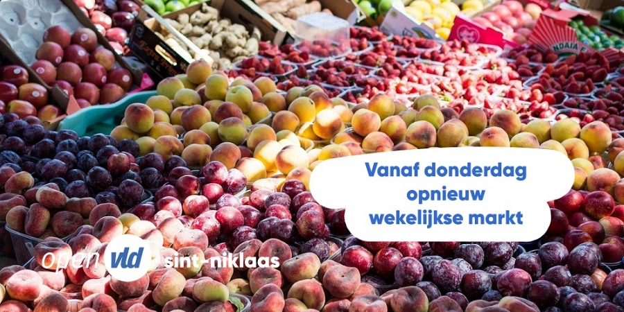 Onze markt is terug! Onze markt is terug!