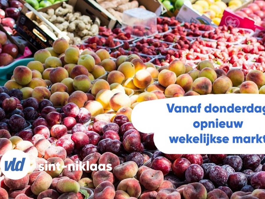 Onze markt is terug! Onze markt is terug!