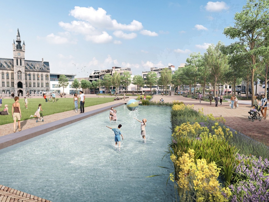 Stap dichter bij een nieuwe Grote Markt: ontwerpplannen voorgesteld Stap dichter bij een nieuwe Grote Markt: ontwerpplannen voorgesteld